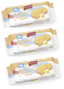 Coppenrath Zuckerfrei Butter Cookies 3er Pack (3x200g)