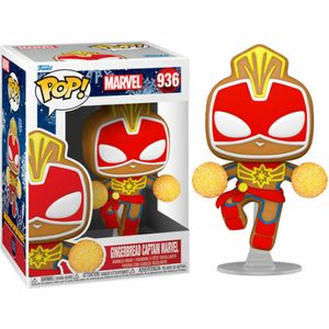 Marvel - Gingerbread Lebkuchen Captain Marvel 936 - Funko Pop! - Vinyl Figur