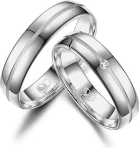 MARRYA Silber Ringe Trauringe Eheringe Partnerringe SI-16