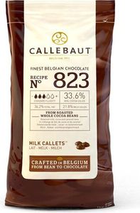Callebaut Chocolate Milk Callets - 823 - 1 kg feinste Vollmilch Schokolade aus Belgien