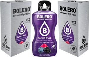 24 Sticks 3g Bolero Waldfrucht Pulver Getränkepulver zuckerfrei Forrest Fruit Beerenmix Wild Berry Mix