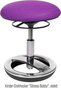 Topstar Kinder-Drehhocker Sitness Bobby, violett