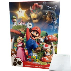 Super Mario Adventskalender Premium XL (280g Schokolade) + usy Block