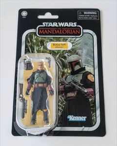 Hasbro The Mandalorian Boba Fett Vintage-sammelfigur Grün  Grün One Size