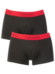 Calvin Klein Herren 2 Stück Pro Stretch Trunks, Schwarz L