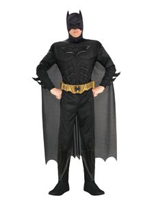 Rubie's 3 880671 L - Deluxe Batman Erwachsene Kostüm, Größe L