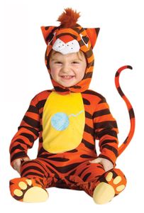 Widmann 2760G Kostüm Baby Katze Tiger Kostüm Strampler für Kinder Fasching Karneval