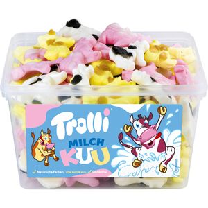 Trolli Milk Cow Foam Cukrowe krówki z mlekiem i galaretką owocową 1320g