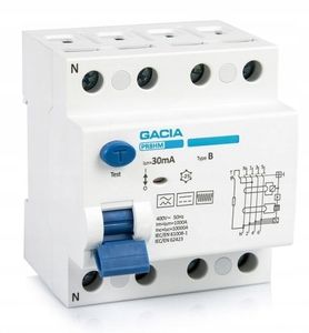 GACIA Fi-switch 4P 40A 30mA TYP B FI-ochranný spínač automatický istič