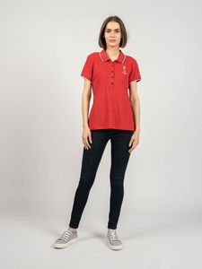 North Sails X Prada koszulka polo "Auroa" - 45 2502 000 | Auroa Polo S/S - Czerwony- Rozmiar: L(EU)