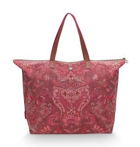 Pip Studio Tote Bag Kyoto Festival Dark Pink 66x20x44cm