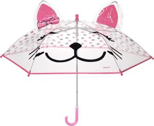Playshoes - Regenschirm für Kinder - Katze - Rosa, Onesize