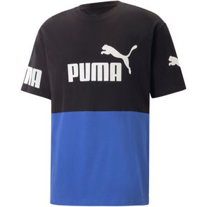 Puma Herren T-Shirt POWER Colorblock TEE T- Shirt kurzarm Farbwahl