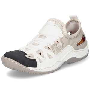 Rieker Sportliche Slipper für Damen in weiß weiß 247-10-00043 Rieker Sportliche Slipper für Damen in weiß weiß 247-10-00043