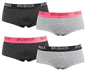 BRUBAKER 4er Pack Damen Unterwäsche Panties