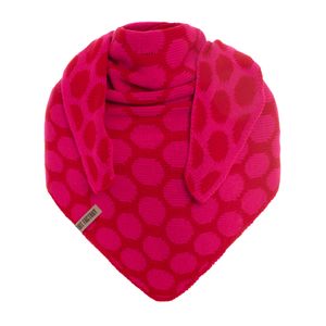 Knit Factory Liva Dreiecksschal - Bright Red/Fuchsia - 180x75 cm
