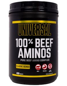 Universal 100% Beef Aminos 400 Tabletten / Beef Aminosäuren / Überlegener Aminosäurekomplex für Rindfleisch