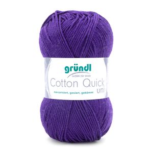 Gründl Wolle Baumwolle Quick 50 g uni pflaume