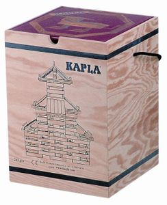 KAPLA-Holzplättchen 280er Kasten Pinienholz Bausteine