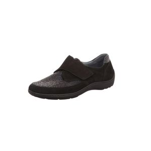 Waldläufer Henni-Soft Damen Klettschuh in Schwarz, Größe 5