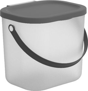 Rotho Waschmittelbehälter 6L Albula - Waschmittelbox 23,5 x 20,0 x 20,8 cm - Box mit Deckel trocken - Waschmittel Aufbewahrung sicher verschließbar