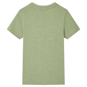 vidaXL Kinder-T-Shirt Helles Khaki 104