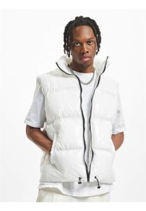 Pánská vesta DEF Shiny Puffer vest white - XXL