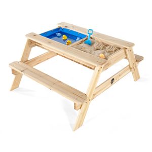 PLUM Sandkasten | 2in1 | Wassertisch | Picknicktisch | aus Holz