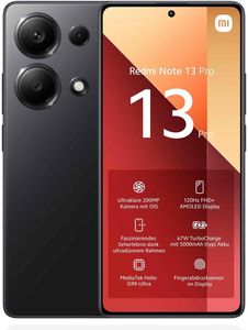 Redmi Note 13 Pro 4G 8GB + 256GB Midnight Black Smartphone