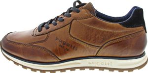 Bugatti Herren-Schnürhalbschuh Cirino Braun-Blau-Weiß, Farbe:braun, EU Größe:45 Bugatti Herren-Schnürhalbschuh Cirino Braun-Blau-Weiß, Farbe:braun, EU Größe:45