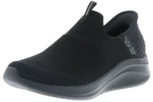 SKECHERS 149708/BBK Ultra Flex 3.0-Cozy Streak Damen Sneaker Turnschuhe Slipper VEGAN schwarz, Größe:39, Farbe:Schwarz