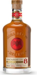 Bacardi Reserva Ocho 8 Jahre Rare Gold Rum Puerto Rico | 40 % vol | 0,7 l
