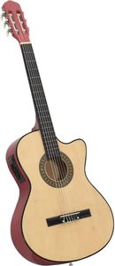 vidaXL Westerngitarre Cutaway mit Equalizer und 6 Saiten