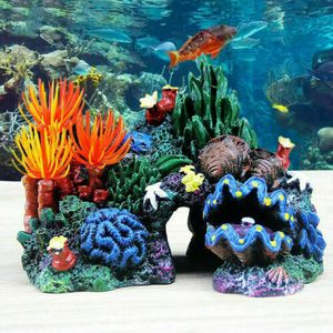 Aquarium Deko Korallenriff Koralle Dekoration Korallen Riff Stein Schale DIY