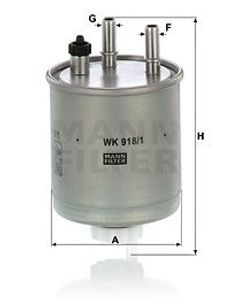Filtr paliwa MANN-FILTER WK 918/1