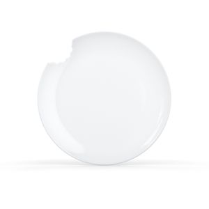 Fiftyeight Products Tortový tanier (20 cm) Sada 2 ks biely s kúskom