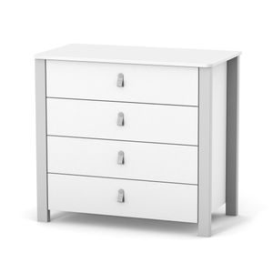 Veres Monaco 900 Kinderkommode (90 cm) Weiß Grau
