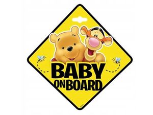 Winnie de Poehbaby an Bord! 13 cm PVC gelb (EN)