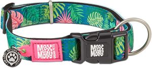 Max & Molly Smart ID Hundehalsband, Neopren, gepolstert, mit personalisiertem Haustierprofil, Smart ID QR-Tag, wasserdicht und maschinenwaschbar, Halsgröße 27.9–45.7 cm, tropisch