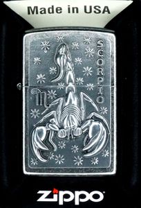 Zippo Skorpion Tierkreis Emblem