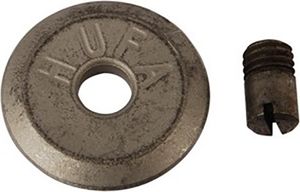 HM-Ersatzrad, Original HUFA 20x3mm, Bohrung 5mm,mit Achse