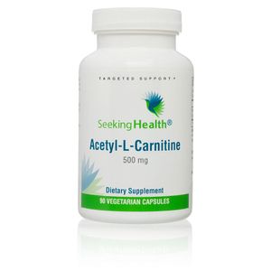 Acetyl-L-Carnitine Für Stoffwechsel und Gehirngesundheit SEEKING HEALTH 90 Vegetarische Kapseln