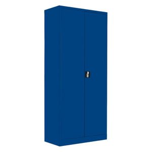 Stahl-Aktenschrank Metallschrank abschließbar Büroschrank Stahlschrank Blau 1800 x 800 x 383 mm 530333