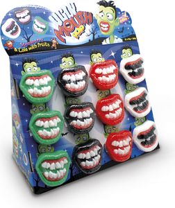 Zobrazit kompletní lízátka Ugly Mouth s motivy zubů 12 kusů