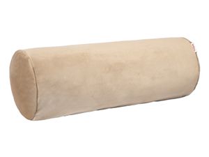 Nackenrollen Hülle ca. 15x40 cm braun-beige beties "Samt&Sonders" 100% Polyester