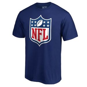 NFL SHIELD American Football Fan Shirt Iconic Logo navy
