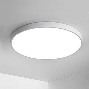 24W LED Deckenleuchte Ultraflach Deckenlampe Flurlampe Wohnzimmer Küche Lampe  Neutralweiß 4000K