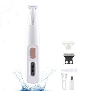 Hundeschermaschine mit USB 2 abnehmbaren Koepfen und 1 Fue hrungskaemmen Schermaschine Superleise Hunde Haarschneidemaschine für Hunde Katzen