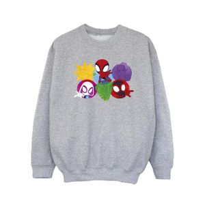 Marvel - Dívčí mikina "Spidey And His Amazing Friends Faces" BI34577 (104) (Grey)