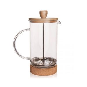 ORION Kaffeebereiter Kaffeepresse GLASKANNE mit Siebstempel für die Zubereitung von Kaffee Tee Kräutertee 1l